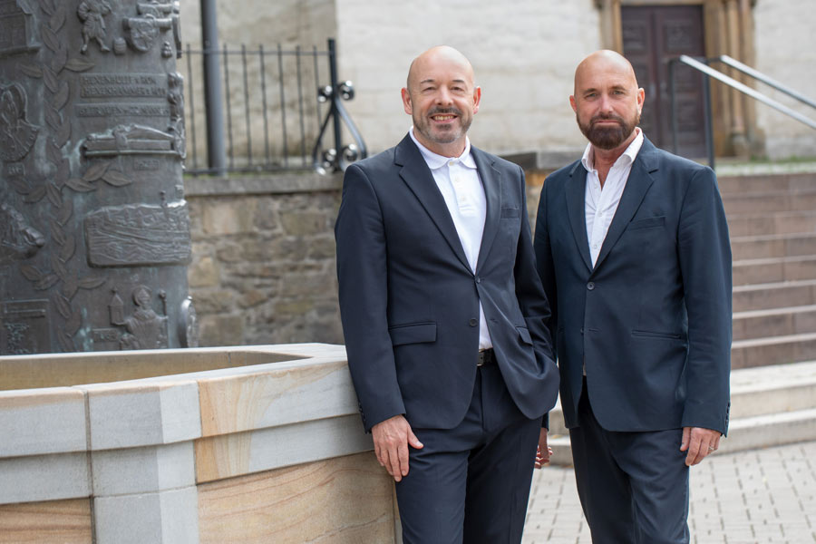 Portrait von Christian Friedrich und Christoph Tünnemann
